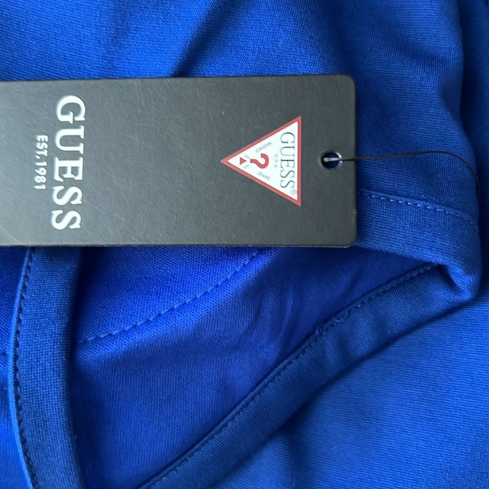 GUESS Blue Ruffle Dress - Picture 6 of 7